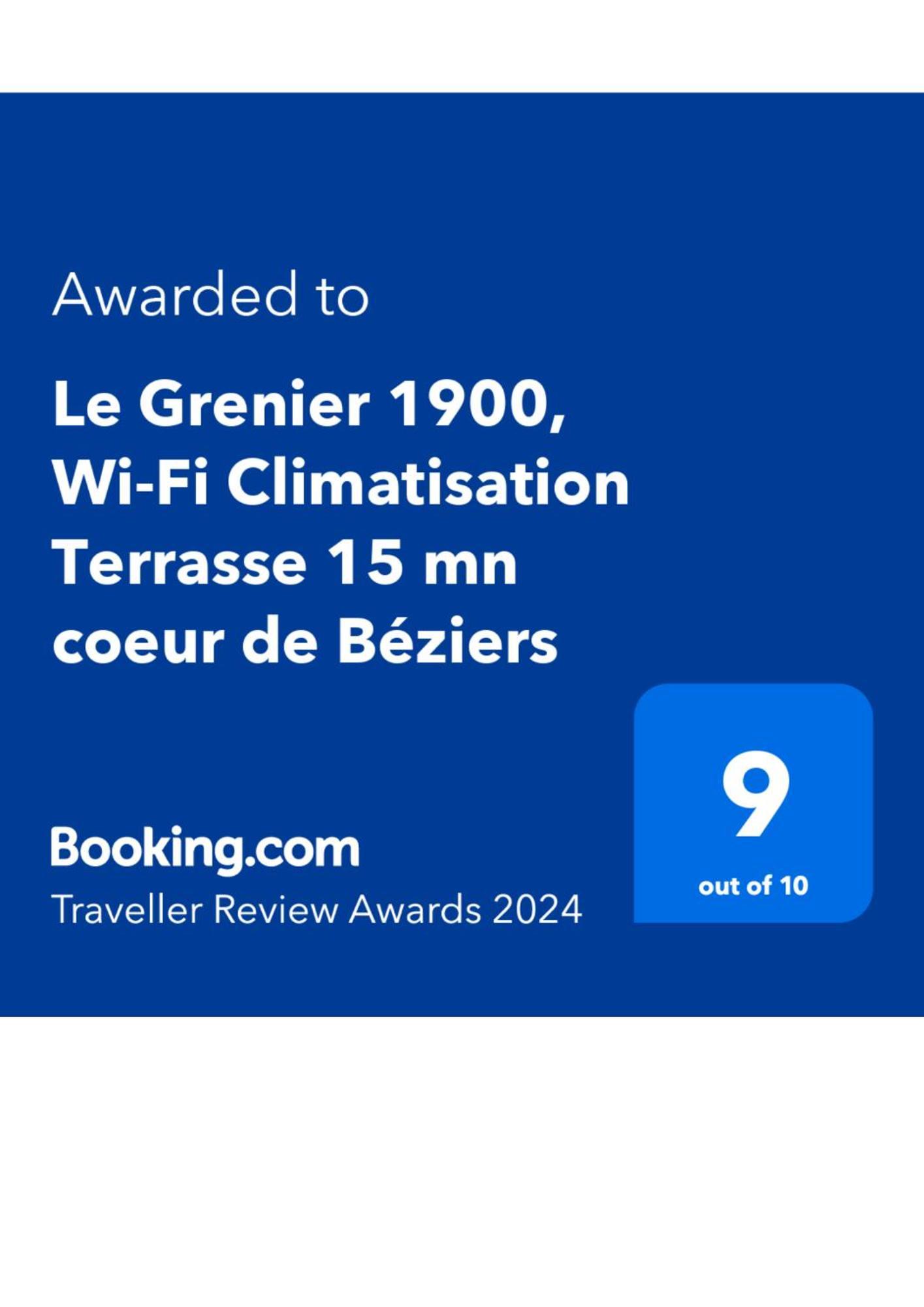Le Grenier, Climatisation Terrasse Wi-Fi Netflix 15 Mn Coeur De Ville Безие Екстериор снимка